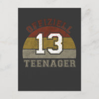 Offiziell Adolescent 13 Jahre alt