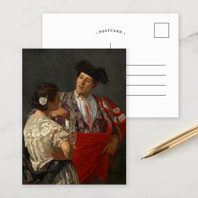 Carte Postale Offrir Panal au Bullfighter | Mary Cassatt (Créateur téléchargé)