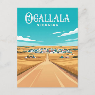 Carte Postale Ogallala États-Unis