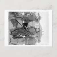 Oglala Indian Plenty Hors avec 2 soldats blancs