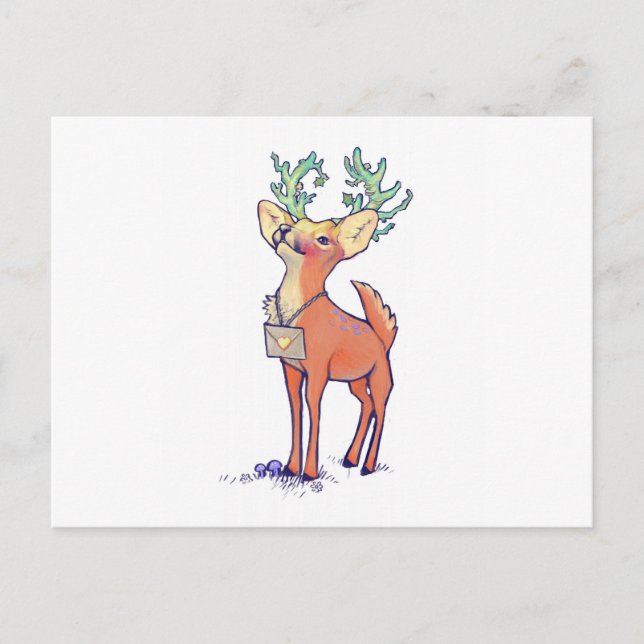 Carte Postale Oh Deer (Devant)