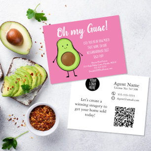 Carte Postale Oh Mon Agent Immobilier Guac Carton publicitaire a