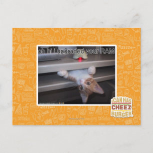 Carte Postale oh salut j'ai mis à niveau votre RAM