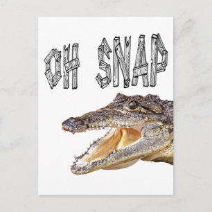 Carte Postale OH SNAP - Gator en colère