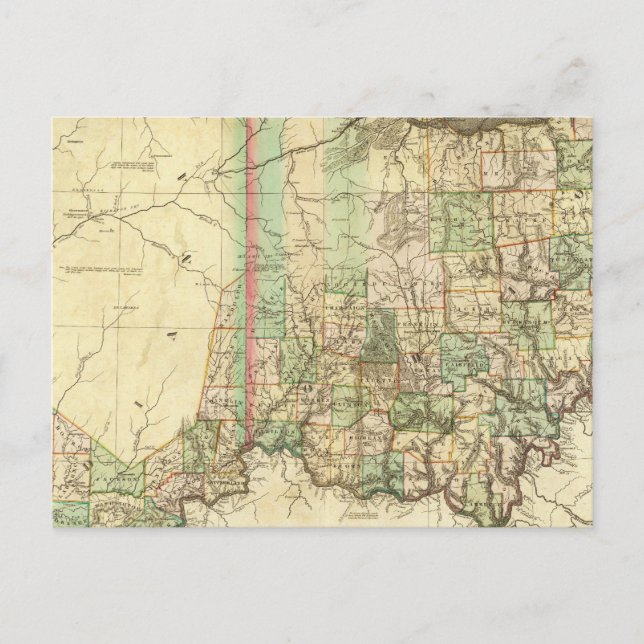 Carte Postale Ohio et Indiana 2 (Devant)