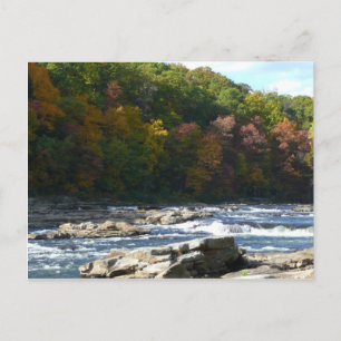 Carte Postale Ohiopyle River Rapids à l'automne Pennsylvanie Aut