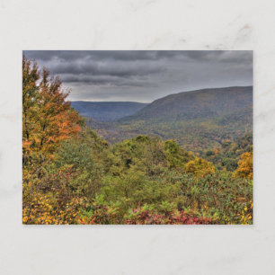 Carte Postale Ohiopyle Valley Overlook en automne, Pennsylvanie