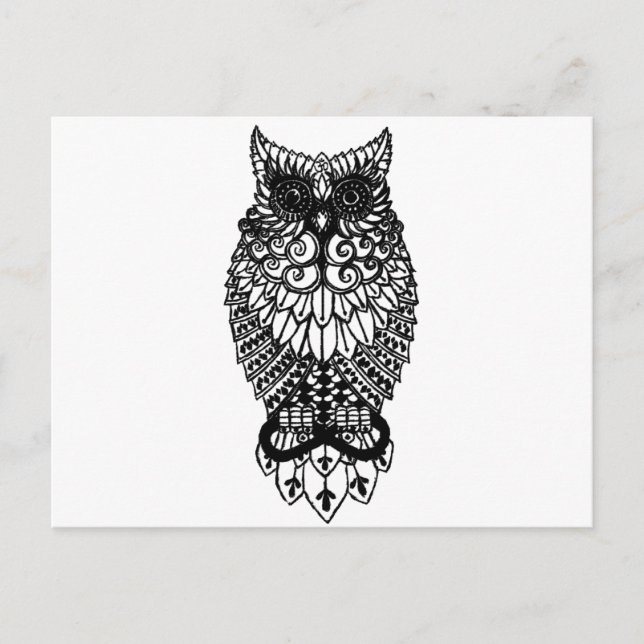 Carte Postale Ohm Owl (Devant)