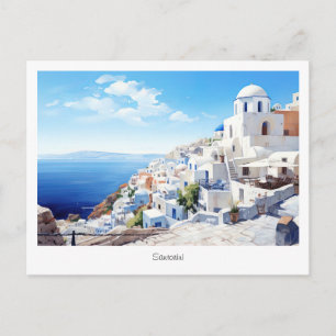 Carte postale Oia, Santorin