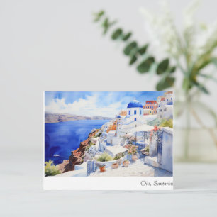 Carte Postale Oia Santorin