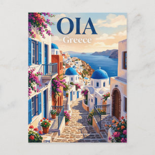 Carte Postale Oia, Santorin, Égée-Méridionale, Grèce Grèce