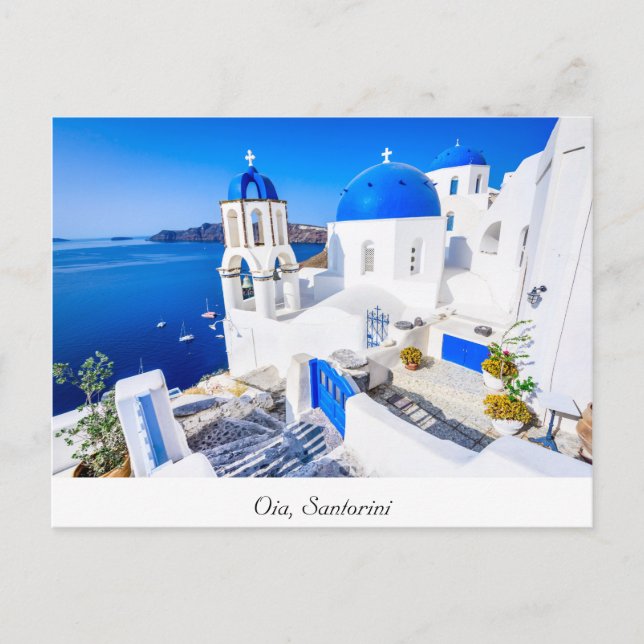 Carte Postale Oia Santorini (Devant)