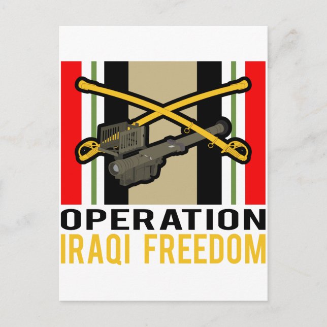 Carte Postale OIF Cavalry Stinger (Devant)