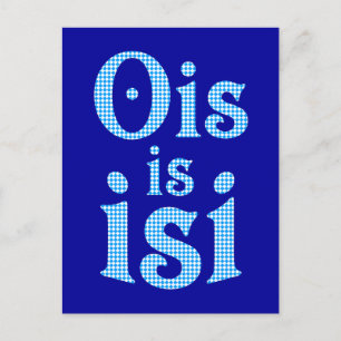 Carte Postale Ois Is Bayerisch bayrisch bavarian Bayern