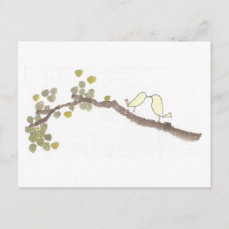 Carte Postale oiseau_amour