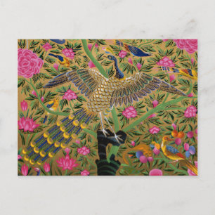 Carte postale Oiseau aux cent yeux