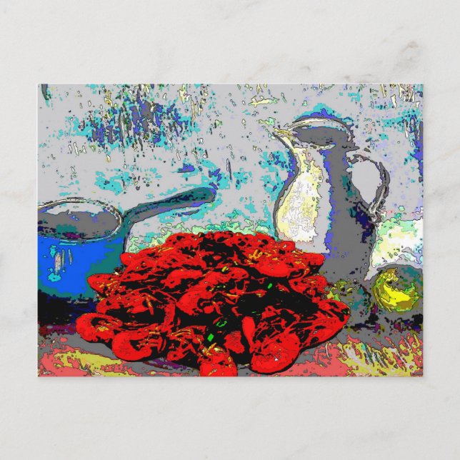Carte Postale Oiseau de mer, Vie morte, Fauvisme (Devant)