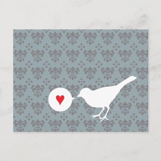 Carte postale Oiseau in Love (Devant)