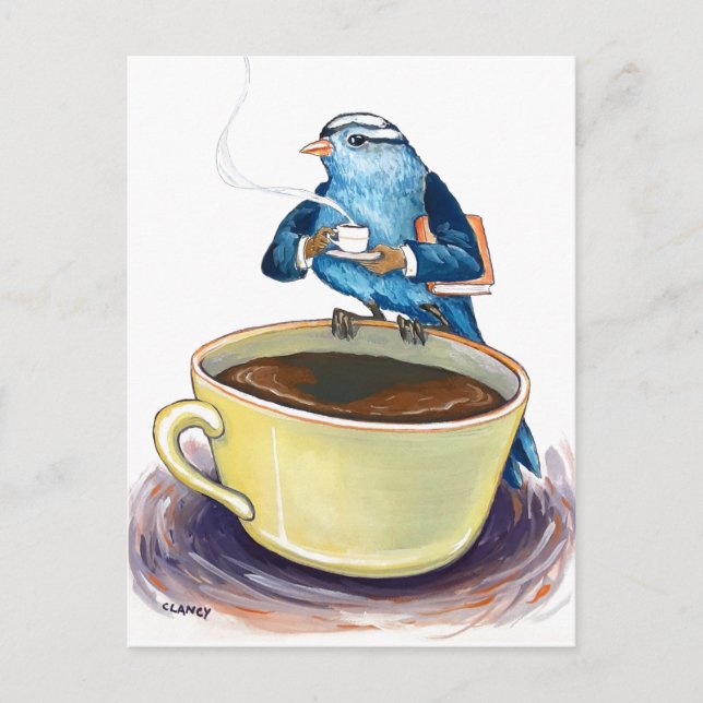 Carte postale Oiseau précoce (Devant)