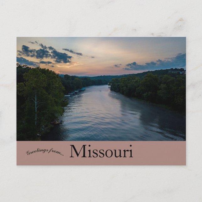Carte Postale Oiseau vue de Branson Missouri (Devant)