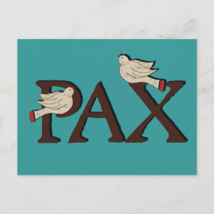 Carte postale Oiseaux de Pax (Paix)