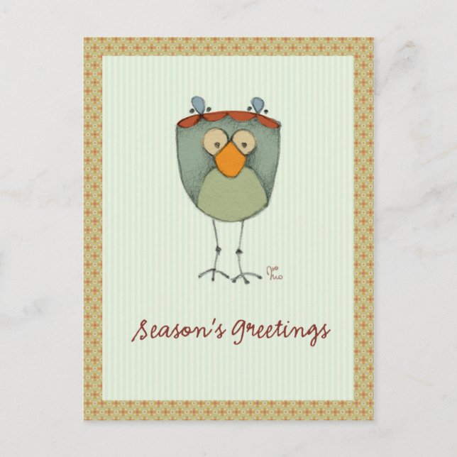 Carte Postale Oiseaux fous (Devant)