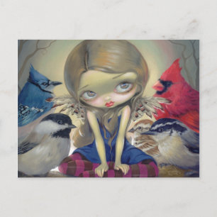 Carte postale "Oiseaux Jardins"