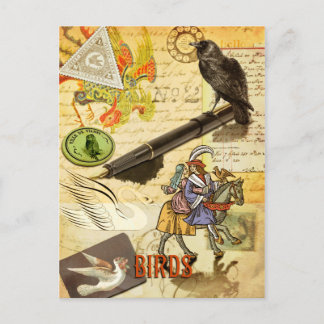 Carte postale "Oiseaux" Lénorand