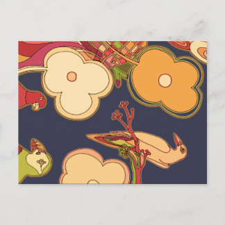 Carte Postale Oiseaux lunaires