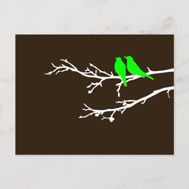 Carte Postale oiseaux moisis (Devant)