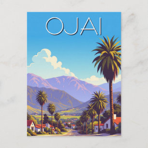 Carte Postale Ojai Californie vintage