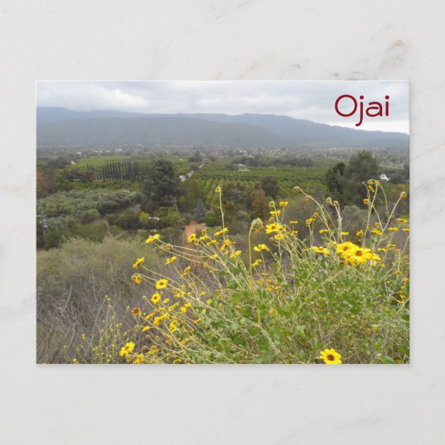 Carte Postale Ojai Valley, Californie (Devant)
