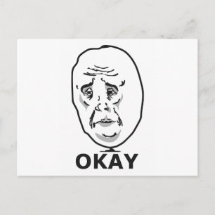 Carte Postale OK Guy Meme