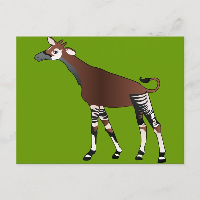Carte postale Okapi (Devant)