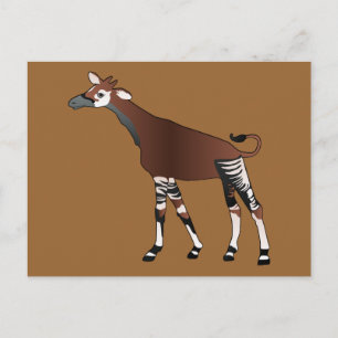 Carte Postale Okapi Postcard
