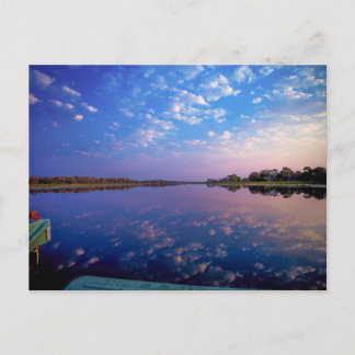 Carte Postale Okavango Delta River View Botswana Afrique