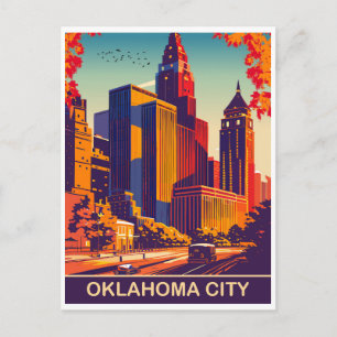 Carte Postale Oklahoma City en automne, Voyage