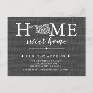 Carte postale OKLAHOMA State Moving Faire-part