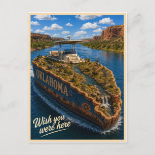 Carte Postale Oklahoma   Wish You Were Here   Série des États