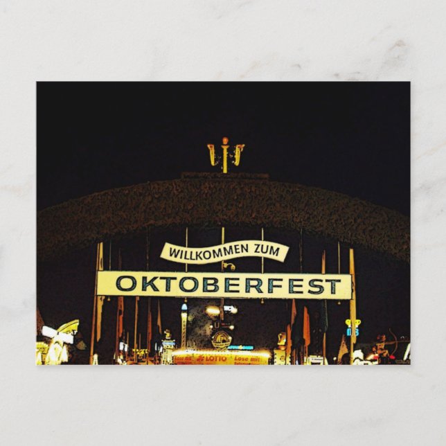 Carte Postale Oktoberfest (Devant)