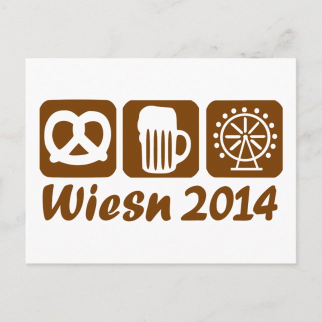 Carte Postale Oktoberfest 2014 (Devant)