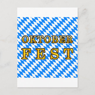 Carte Postale "Oktoberfest" (contour foncé)