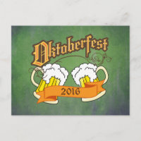 Oktoberfest Festival allemand Bière Steins Typogra