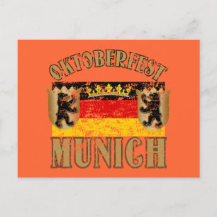 Carte Postale Oktoberfest Munich désobligeant