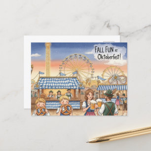 Carte Postale Oktoberfest Octoberfest Toast Postcard