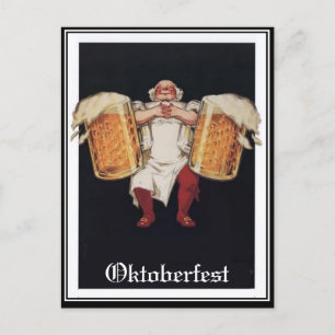Carte Postale Oktoberfest Octoberfest Vintage