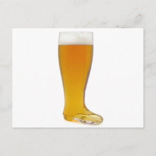 Carte Postale oktoberfest-verre-bière-botte