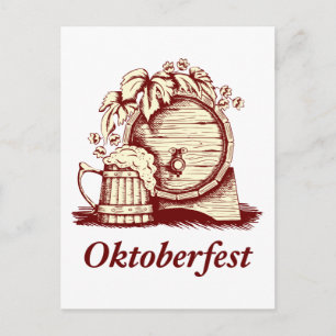 Carte Postale Oktoberfest vintage
