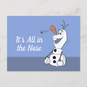 Carte Postale Olaf Avec Boule À Paddle