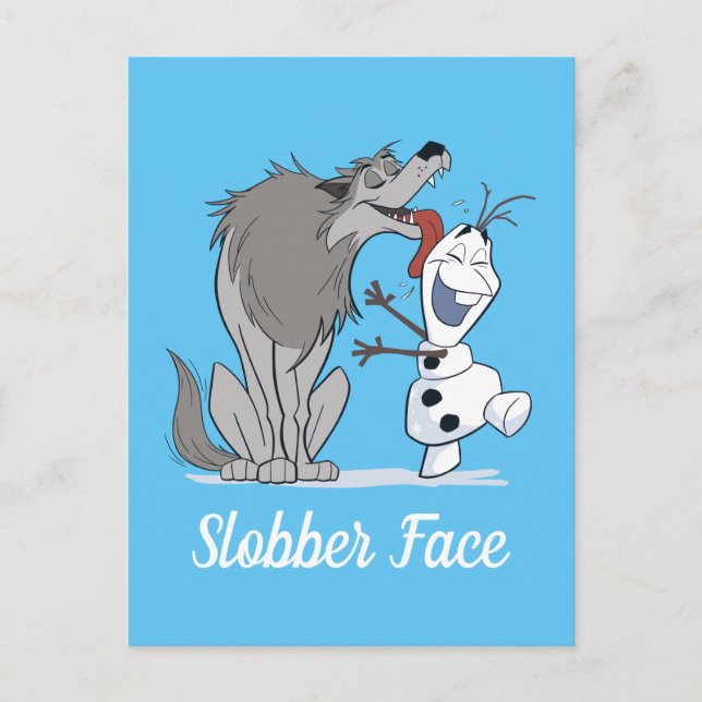 Carte Postale Olaf Licencié Par Loup (Devant)